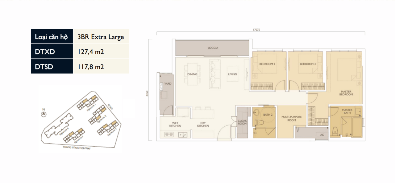 3BR Extra Large Lumi Hanoi