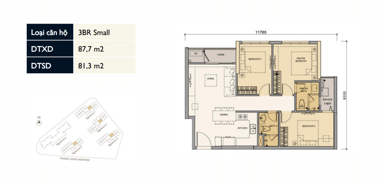 3BR Small Lumi Hanoi