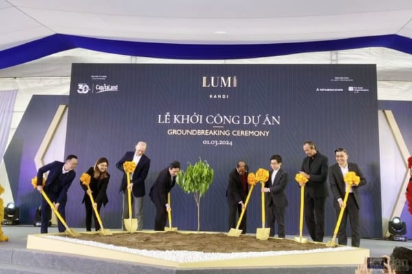 Capitaland khởi công Lumi Hanoi