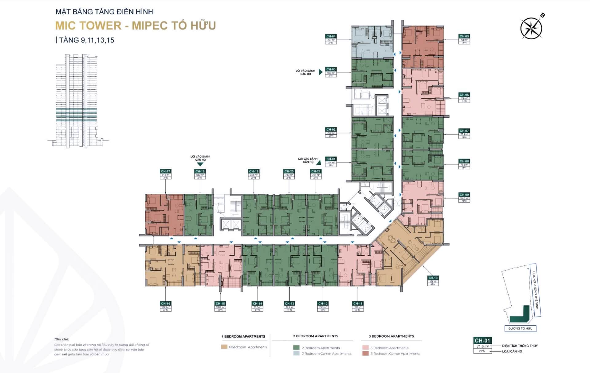 Mặt bằng tầng điển hình Iconia Lakeside