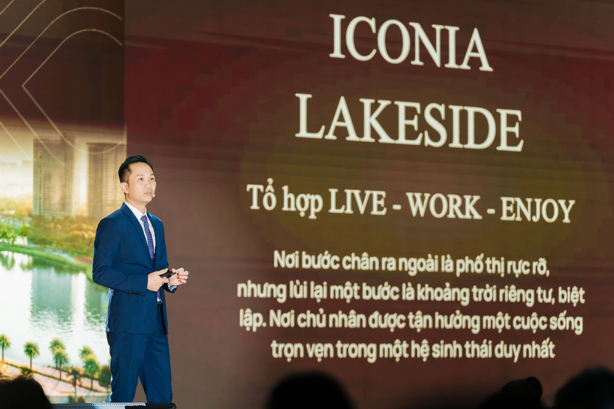 Ông Trần Trọng Nghĩa – TGĐ Công ty Cổ phần Bất động sản NewX chia sẻ tại sự kiện