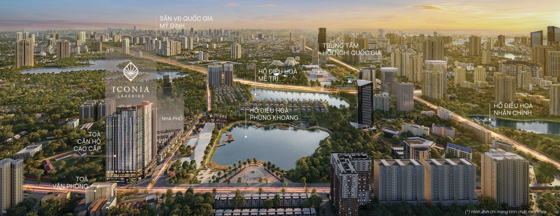 Liên kết vùng Iconia Lakeside