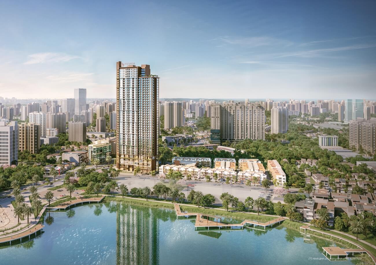 Phối cảnh Iconia Lakeside